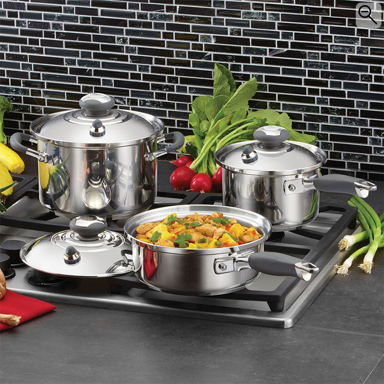 6 Piece Essential Cookware Set